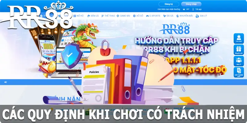 Các quy định về tham gia chơi có trách nhiệm tại RR88