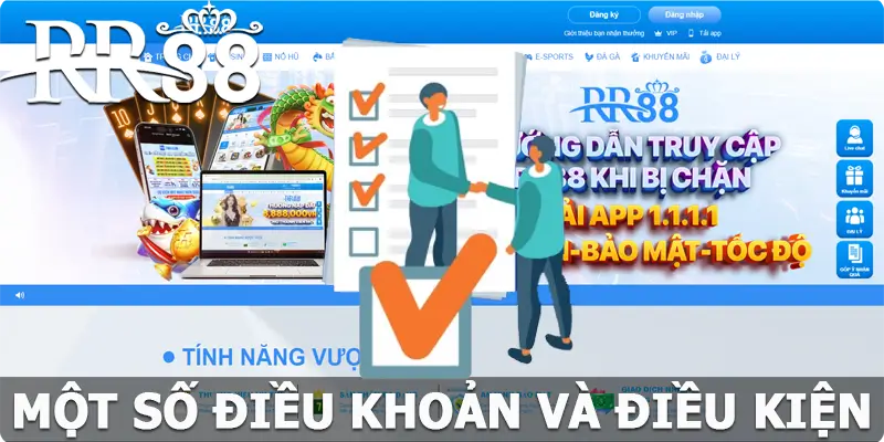 Một số điều khoản và điều kiện tại RR88