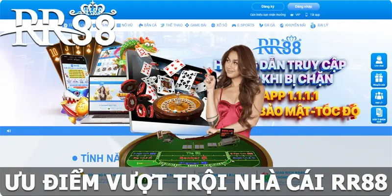 Những ưu điểm vượt trội tạo nên sức hút khi giới thiệu về RR88